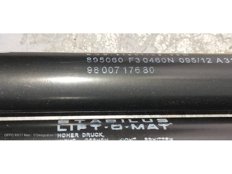 Recambio de amortiguadores maletero / porton para citroen c4 lim. seduction referencia OEM IAM 9800717680  