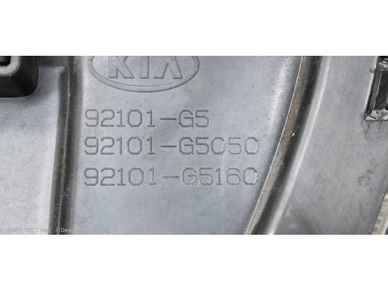 Recambio de faro izquierdo para kia niro emotion referencia OEM IAM 92101G5050 92101G5660 