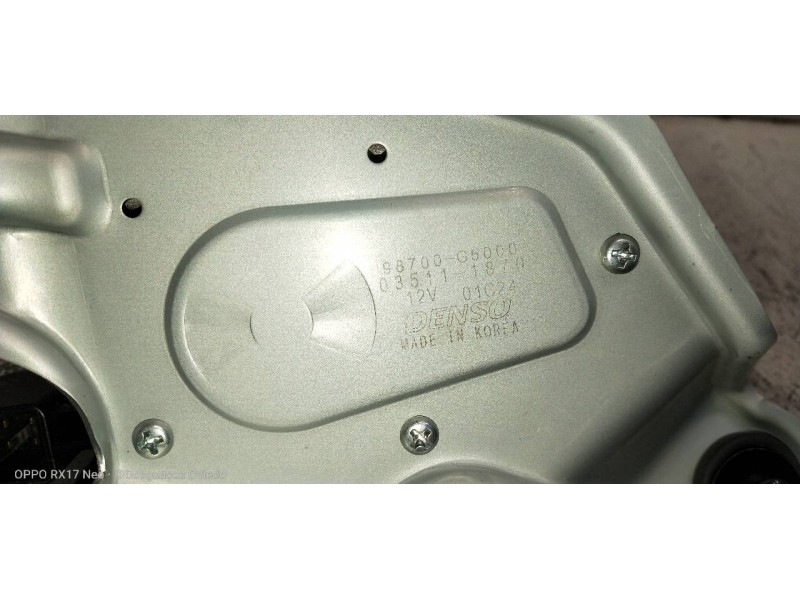 Recambio de motor limpia trasero para kia niro emotion referencia OEM IAM 98700G5000 035111870 