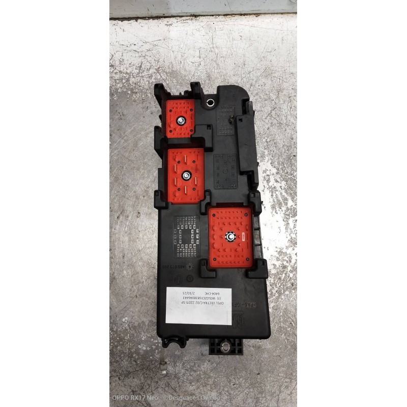 Recambio de caja reles / fusibles para opel vectra c berlina 2.2 16v dti cat (y 22 dtr / l50) referencia OEM IAM 13112918 519038