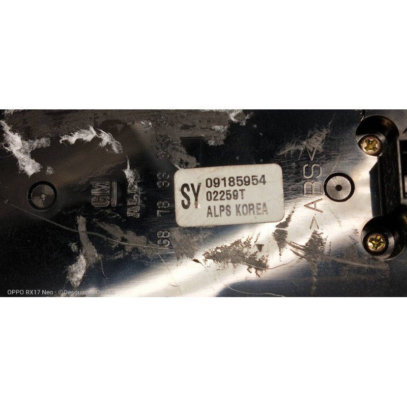 Recambio de mando elevalunas delantero izquierdo para opel vectra c berlina 2.2 16v dti cat (y 22 dtr / l50) referencia OEM IAM 