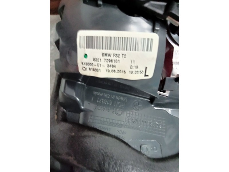 Recambio de piloto trasero izquierdo interior para bmw serie 4 coupe (f32) 435d xdrive referencia OEM IAM 63217296101  