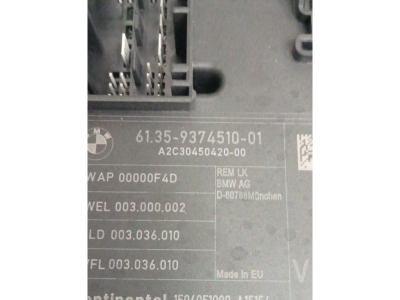 Recambio de caja reles / fusibles para bmw serie 4 coupe (f32) 435d xdrive referencia OEM IAM 613593745001 A2C3045042000 