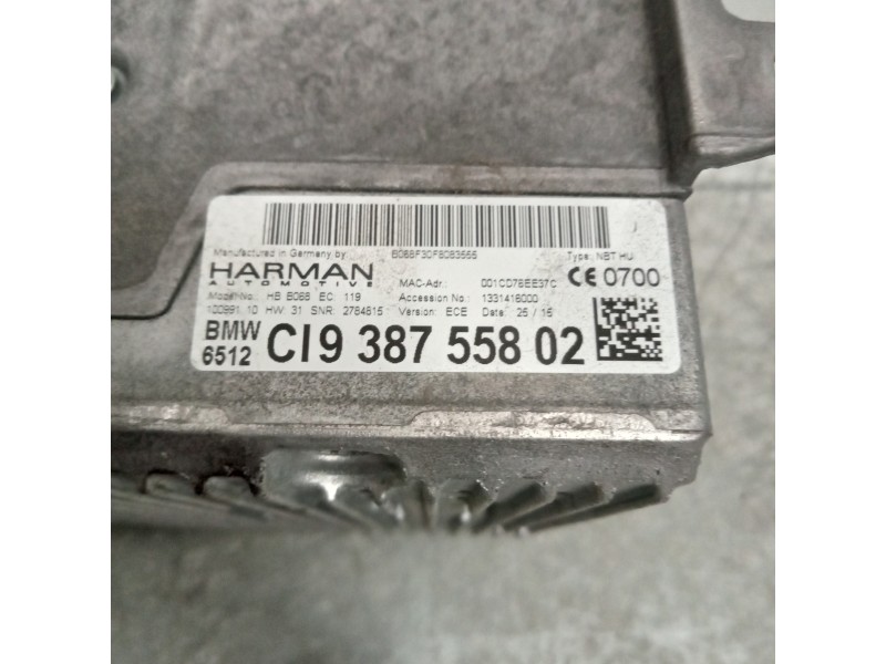 Recambio de sistema navegacion gps para bmw serie 4 coupe (f32) 435d xdrive referencia OEM IAM CI938755802 6434AB067 T8GB067