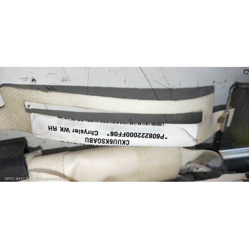 Recambio de airbag cortina delantero derecho para jeep gr. cherokee (wh) 3.0 crd limited referencia OEM IAM P606222000  