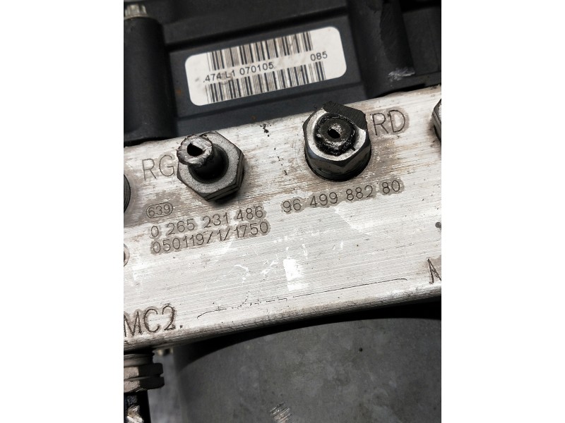 Recambio de abs para citroen c4 berlina collection referencia OEM IAM 0265231486 9649988280 9657352780 0265800395