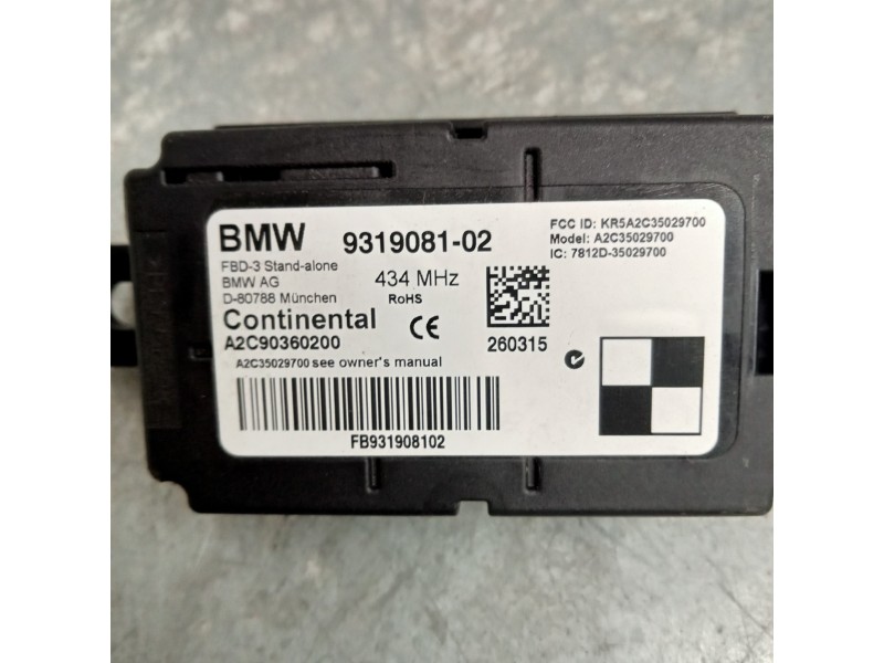 Recambio de modulo electronico para bmw serie 4 coupe (f32) 435d xdrive referencia OEM IAM A2C90360200 931908102 