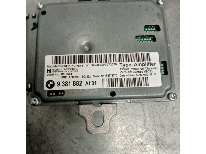 Recambio de modulo electronico para bmw serie 4 coupe (f32) 435d xdrive referencia OEM IAM 9381882  