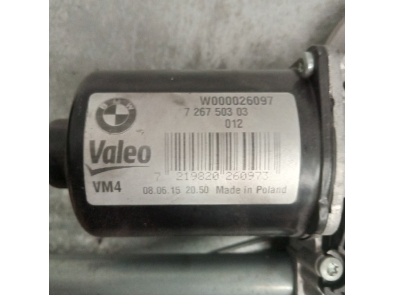 Recambio de motor limpia delantero para bmw serie 4 coupe (f32) 435d xdrive referencia OEM IAM 72675030301  