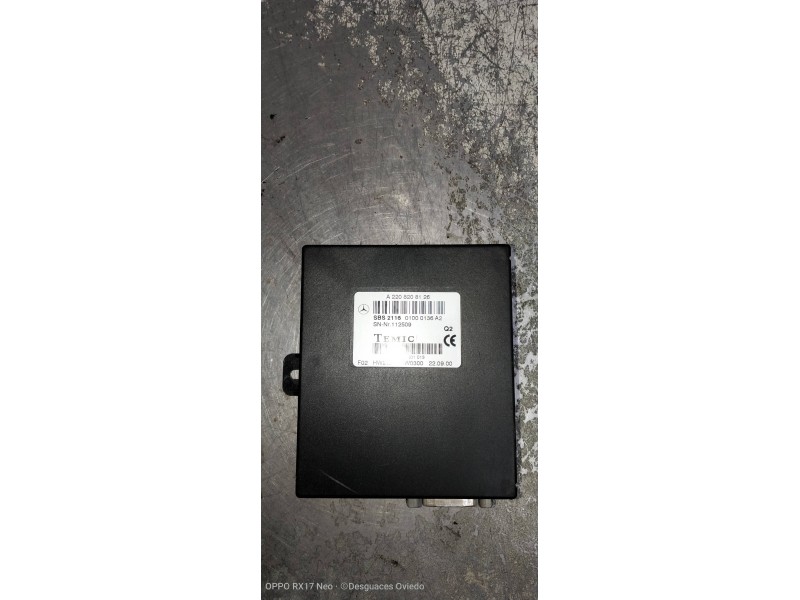 Recambio de modulo electronico para mercedes clase cl (w215) coupe 500 (215.375) referencia OEM IAM A2208208126  