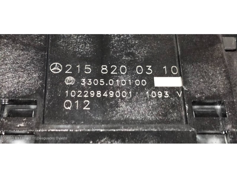 Recambio de mando multifuncion para mercedes clase cl (w215) coupe 500 (215.375) referencia OEM IAM 2158200310  