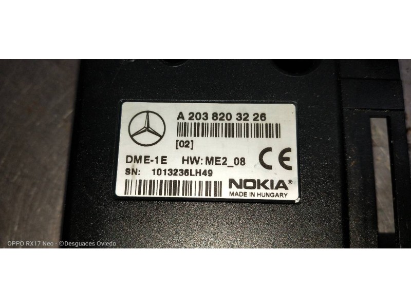 Recambio de modulo electronico para mercedes clase cl (w215) coupe 500 (215.375) referencia OEM IAM A2038203226  