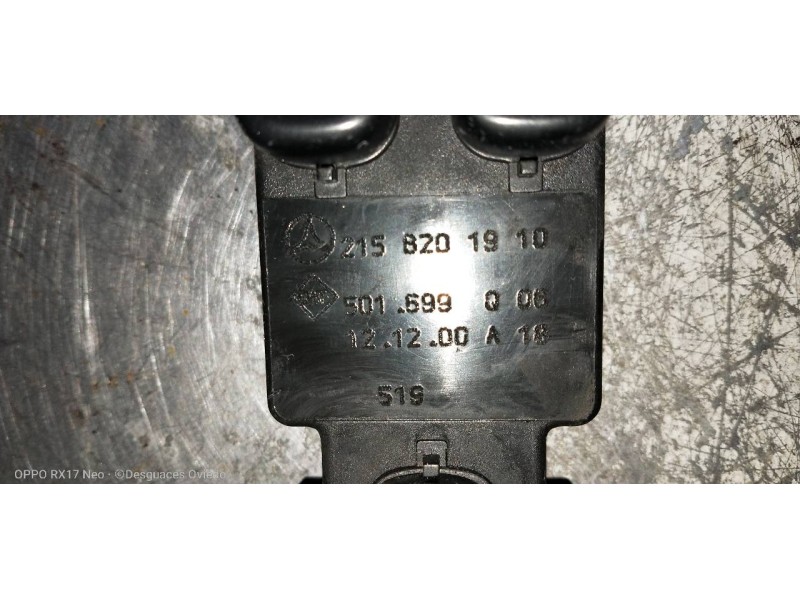 Recambio de mando elevalunas delantero izquierdo para mercedes clase cl (w215) coupe 500 (215.375) referencia OEM IAM 2158201910