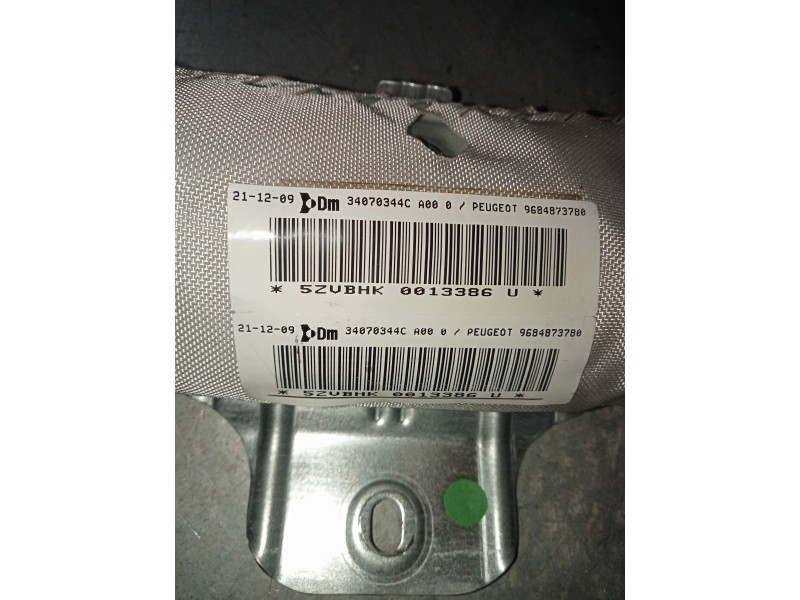 Recambio de airbag cortina delantero derecho para peugeot 5008 confort referencia OEM IAM 9684873780  