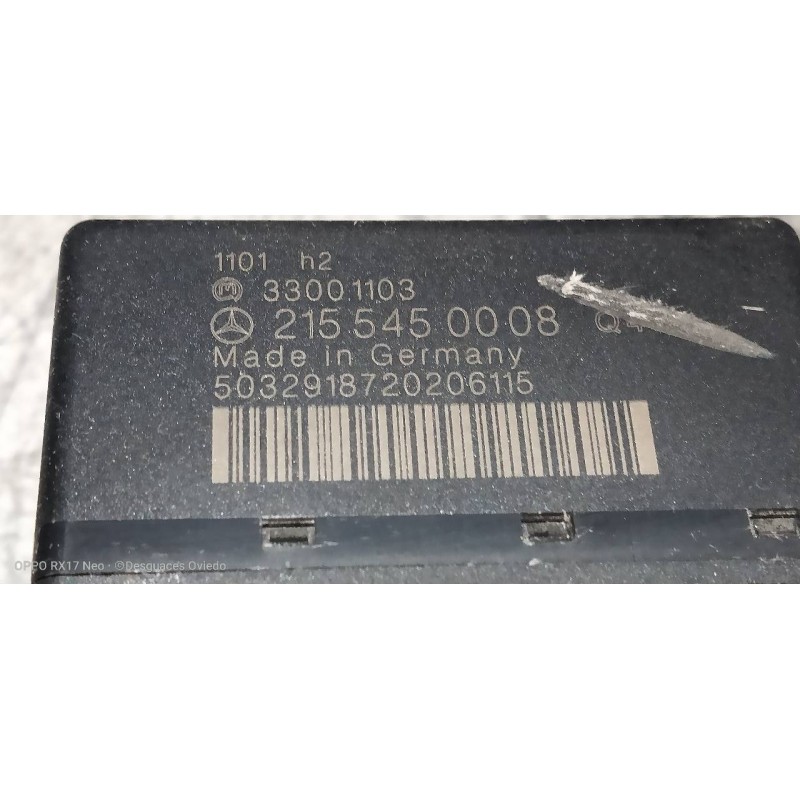 Recambio de conmutador de arranque para mercedes clase cl (w215) coupe 500 (215.375) referencia OEM IAM 2155450008  