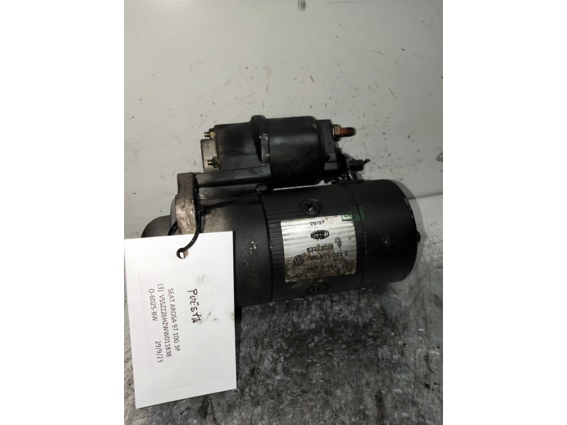 Recambio de motor arranque para seat arosa (6h1) street referencia OEM IAM 63223039  