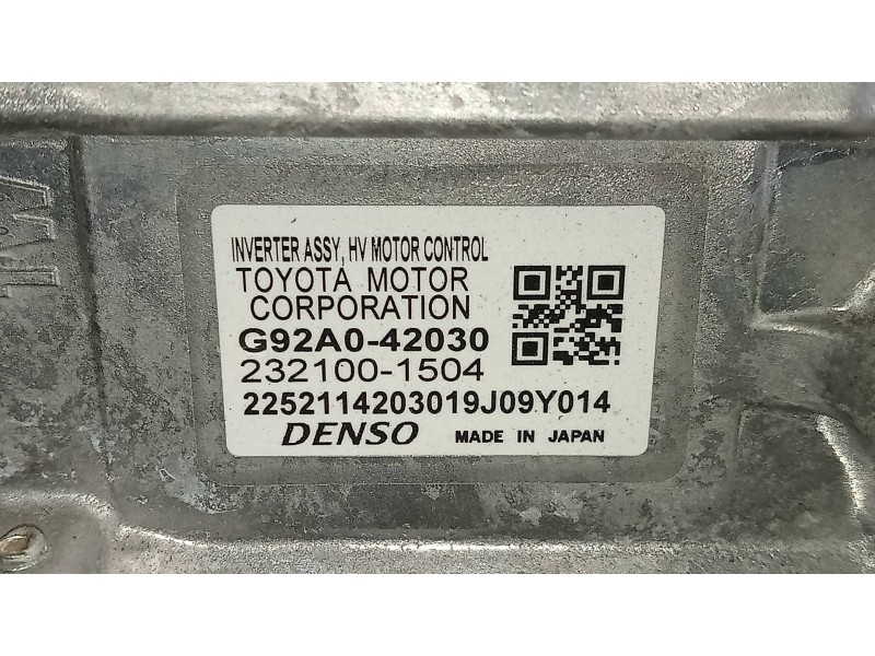 Recambio de modulo electronico para lexus nx 300h 4wd referencia OEM IAM 2321001504 G92A042030 G927048060 1817000321 