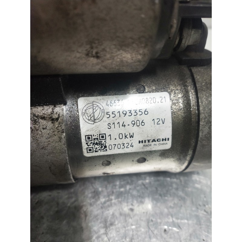 Recambio de motor arranque para fiat grande punto (199) 1.4 16v active referencia OEM IAM 55193336  
