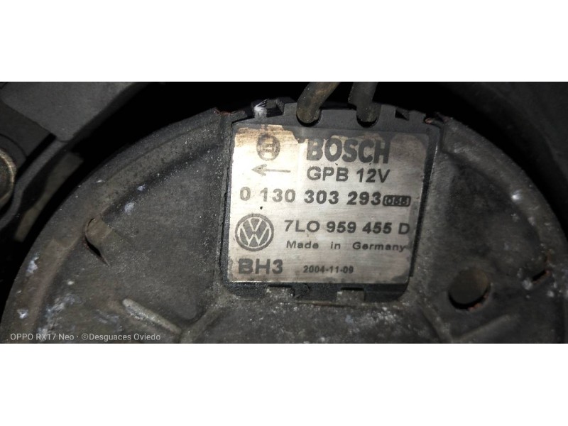 Recambio de electroventilador para volkswagen touareg (7la) tdi r5 referencia OEM IAM   