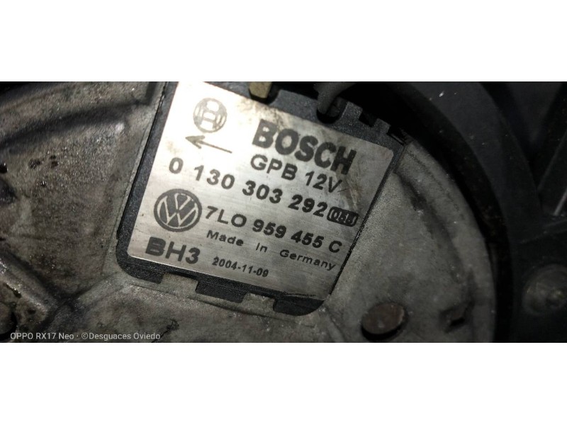 Recambio de electroventilador para volkswagen touareg (7la) tdi r5 referencia OEM IAM   
