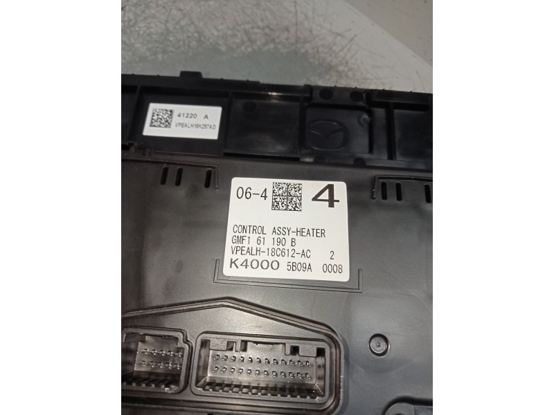 Recambio de mando calefaccion / aire acondicionado para mazda 6 kombi ()(.2012) center-line referencia OEM IAM GMF161190B  