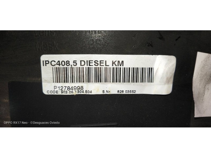 Recambio de cuadro instrumentos para saab 9-3 sport hatch linear referencia OEM IAM P12784998  