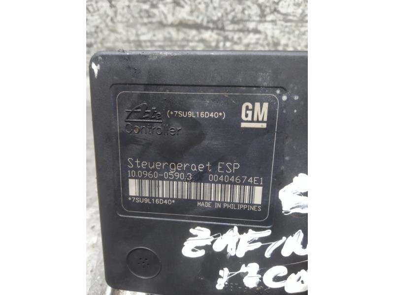 Recambio de abs para opel zafira b energy referencia OEM IAM 10096005903  