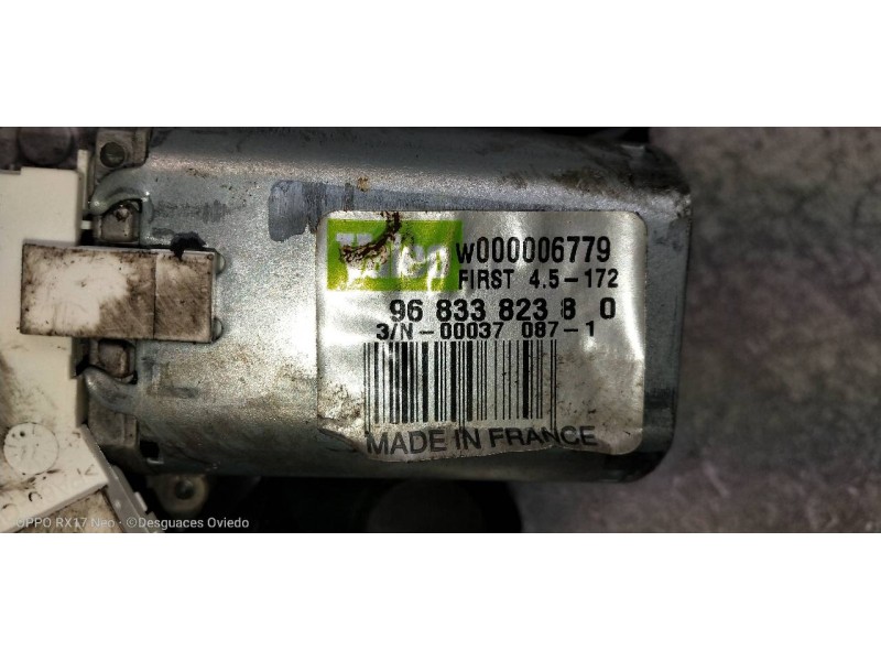 Recambio de motor limpia trasero para citroen c3 exclusive referencia OEM IAM W000006779 9688382380 