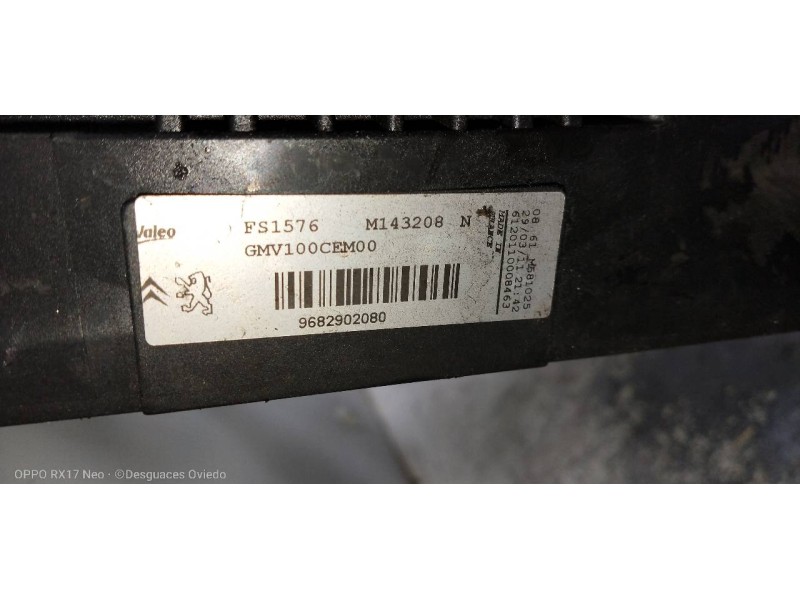 Recambio de electroventilador para citroen c3 exclusive referencia OEM IAM 9682902080  