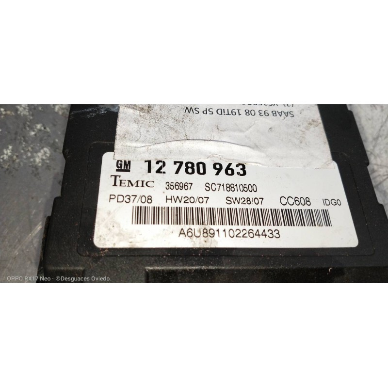 Recambio de caja reles / fusibles para saab 9-3 sport hatch linear referencia OEM IAM 12798346 12780963 518820022 