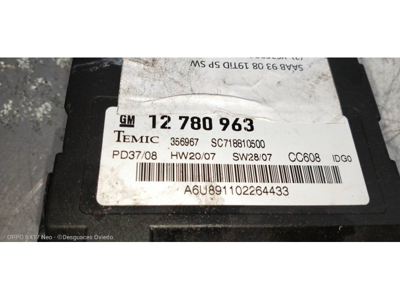 Recambio de caja reles / fusibles para saab 9-3 sport hatch linear referencia OEM IAM 12798346 12780963 518820022 