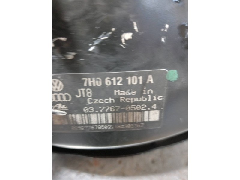 Recambio de servofreno para volkswagen t5 transporter/furgoneta caja cerrada referencia OEM IAM 03776705024 7H0612101A 