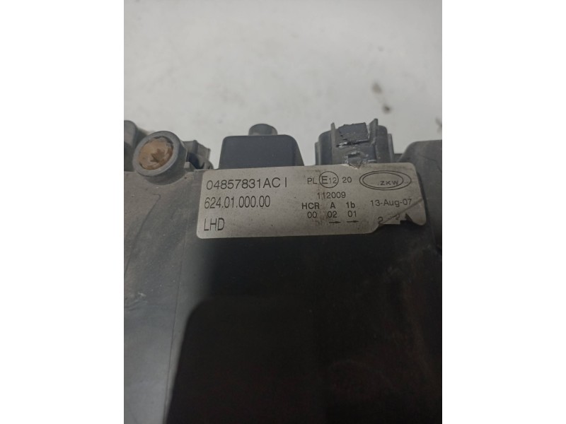 Recambio de faro izquierdo para chrysler voyager (rg) 2.8 crd cat referencia OEM IAM 04857831ACI 6240100000 