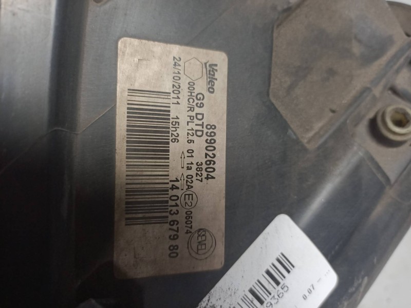 Recambio de faro derecho para citroen jumpy hdi 90 29 l1h1 furg. referencia OEM IAM 89902604  