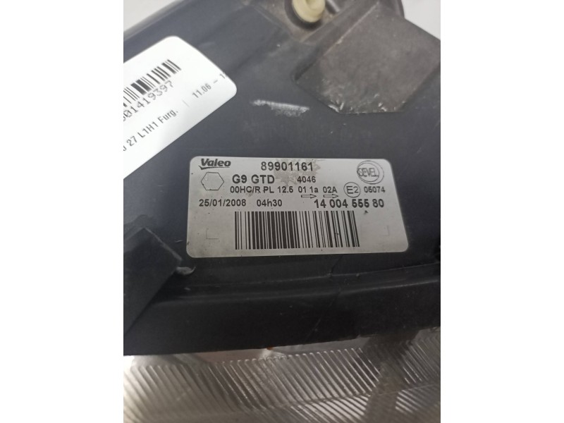Recambio de faro izquierdo para citroen jumpy hdi 90 27 l1h1 furg. referencia OEM IAM 89901161  