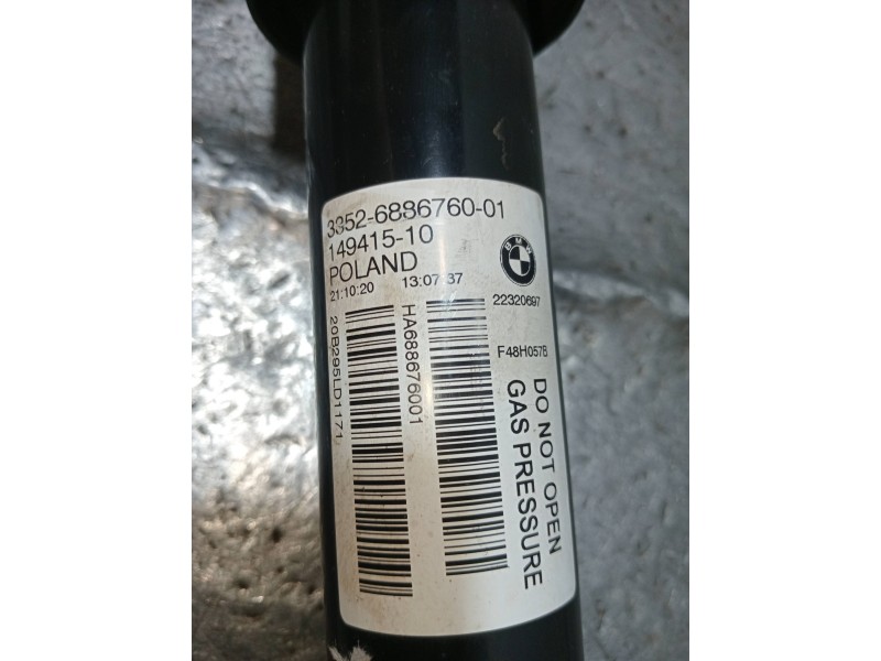 Recambio de amortiguador trasero derecho para bmw serie x1 (f48) sdrive18d referencia OEM IAM 14941510 3131688676001 