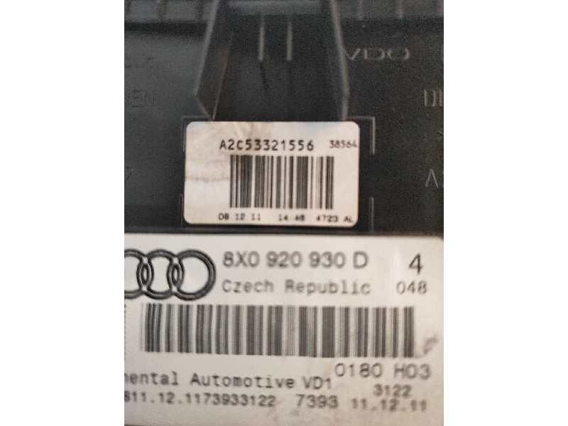 Recambio de cuadro instrumentos para audi a1 (8x) 1.6 tdi referencia OEM IAM A2C53321556 8X0920930D 