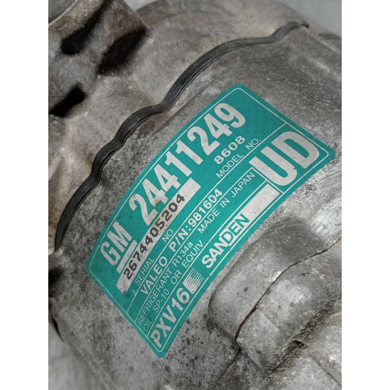 Recambio de compresor aire acondicionado para opel vectra c berlina 2.2 16v dti cat (y 22 dtr / l50) referencia OEM IAM PXV16860