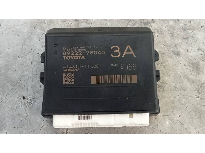 Recambio de modulo electronico para lexus nx 300h 4wd referencia OEM IAM 8922278040 41481411380 