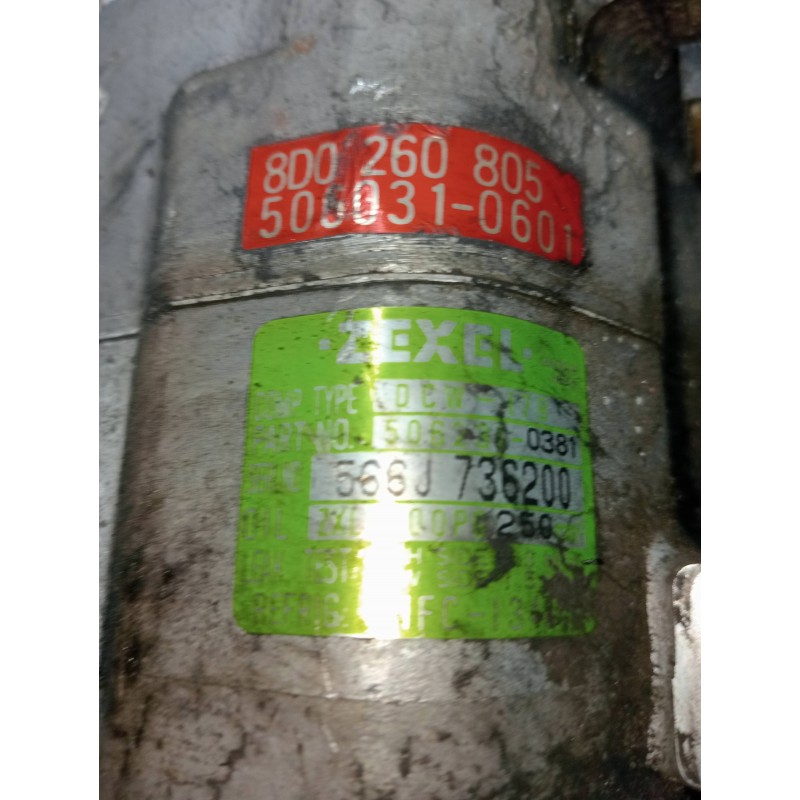 Recambio de compresor aire acondicionado para audi a4 berlina (b5) 1.9 tdi referencia OEM IAM 8D0260805 5060310601 