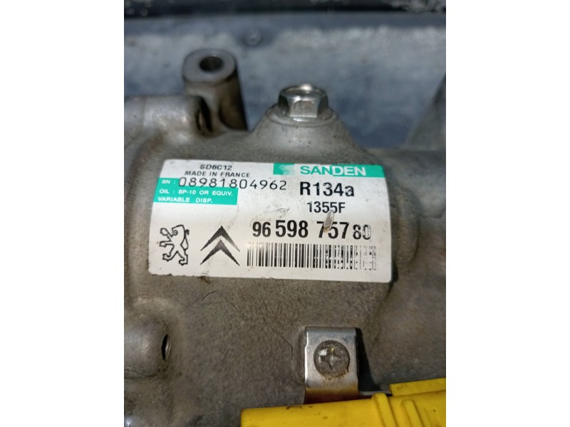 Recambio de compresor aire acondicionado para citroen c4 coupe collection referencia OEM IAM SD6C121355F 9659875780 