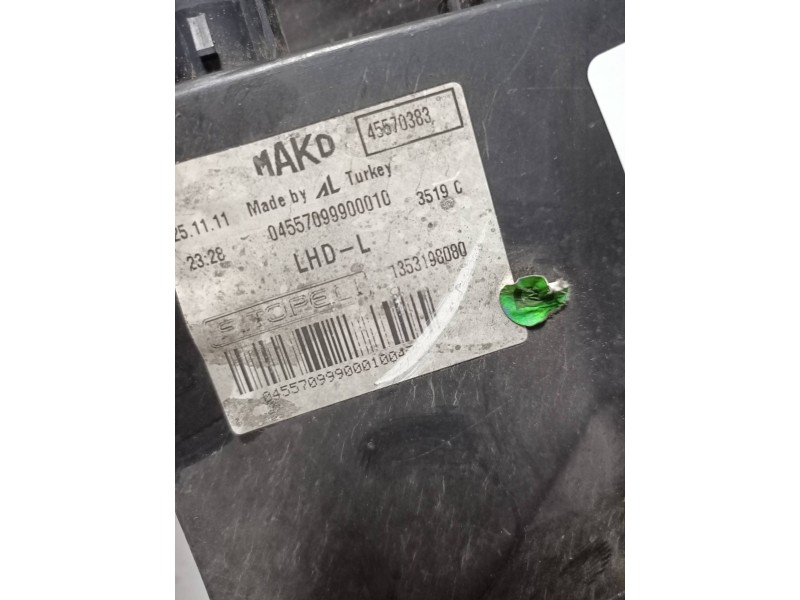 Recambio de faro izquierdo para citroen nemo x referencia OEM IAM 45570383 04557099900010 