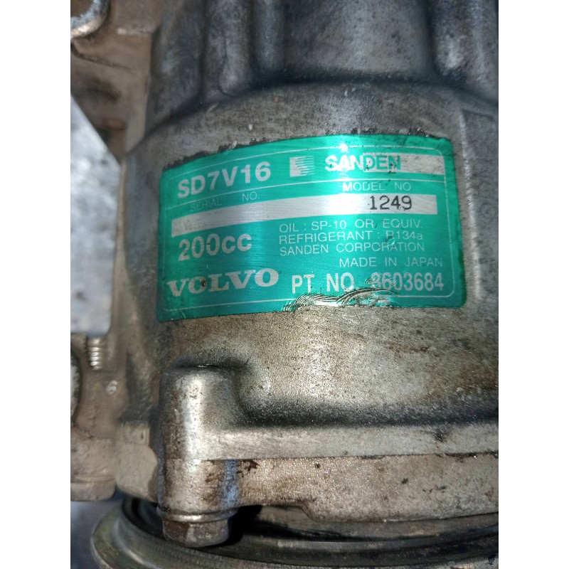 Recambio de compresor aire acondicionado para volvo v50 familiar 2.0 d kinetic referencia OEM IAM SD7V161249  