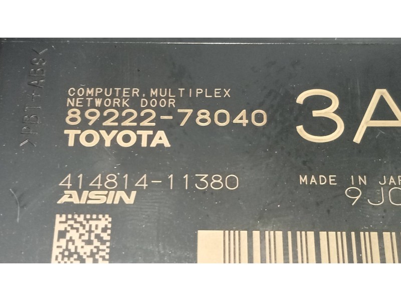 Recambio de modulo electronico para lexus nx 300h 4wd referencia OEM IAM 8922278040 41481411380 