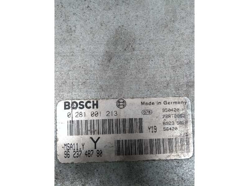 Recambio de centralita motor uce para citroen xm berlina 2.5 turbodiesel cat (thy / dk5ate) referencia OEM IAM 0281001213 962374