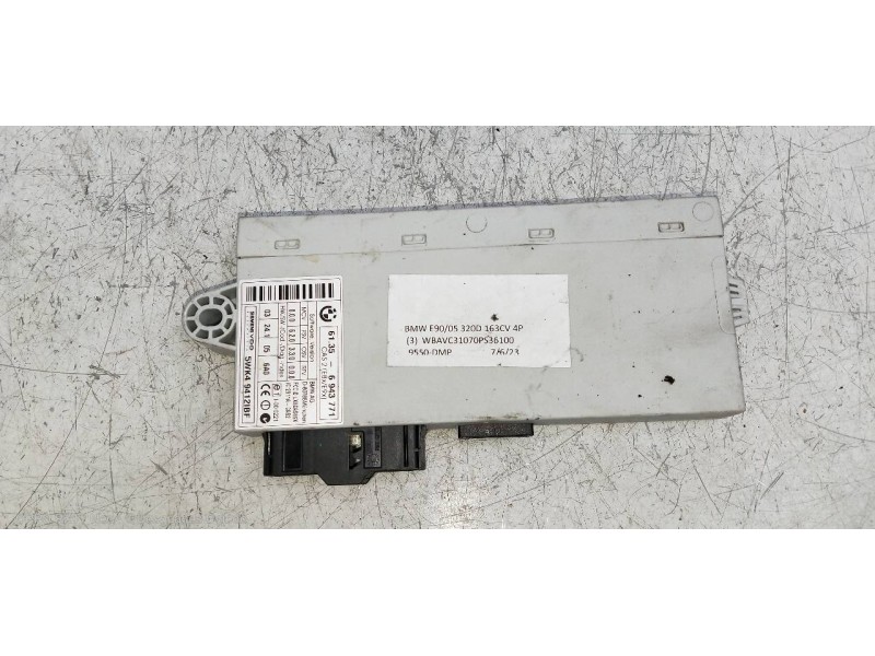 Recambio de modulo electronico para bmw serie 3 berlina (e90) 320d referencia OEM IAM 61356943771 5WK49412IBF 