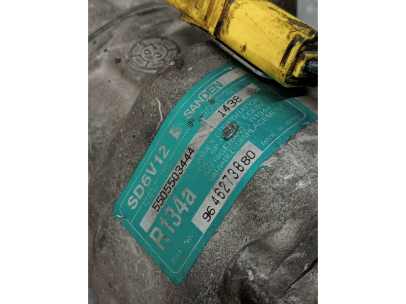 Recambio de compresor aire acondicionado para citroen c5 berlina sx (e) referencia OEM IAM SD6V121438 9646273880 