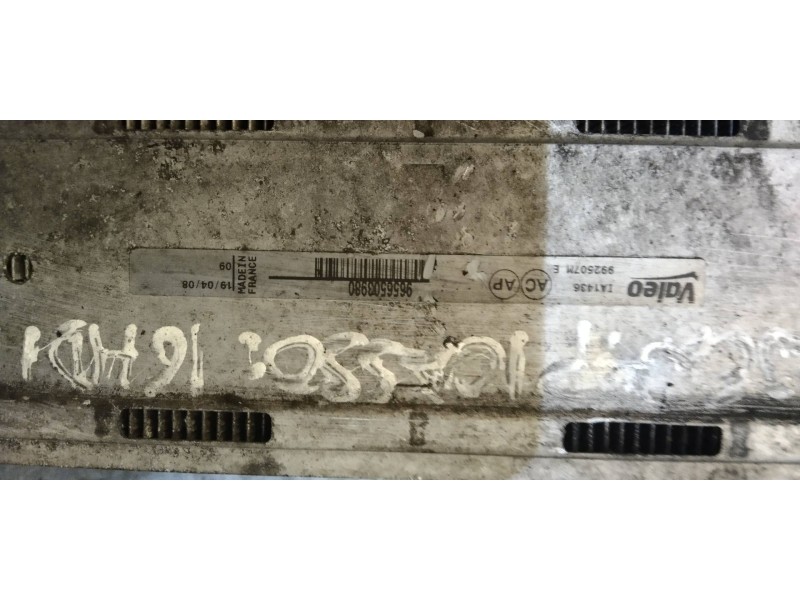 Recambio de intercooler para citroen c4 picasso exclusive referencia OEM IAM   