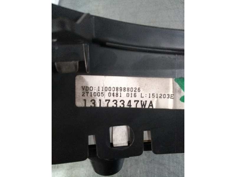 Recambio de cuadro instrumentos para opel combo (corsa c) familiar referencia OEM IAM 110008988026 13173347WA 