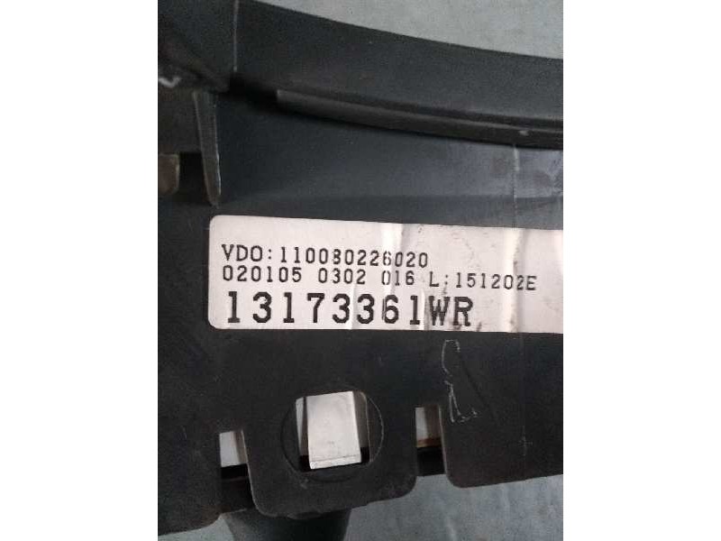 Recambio de cuadro instrumentos para opel combo (corsa c) familiar referencia OEM IAM 110080226020 13173361WR 